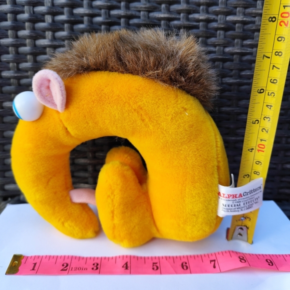 Geet Alpha Critters Vintage Plush 1986 Letter G - Picture 6 of 6